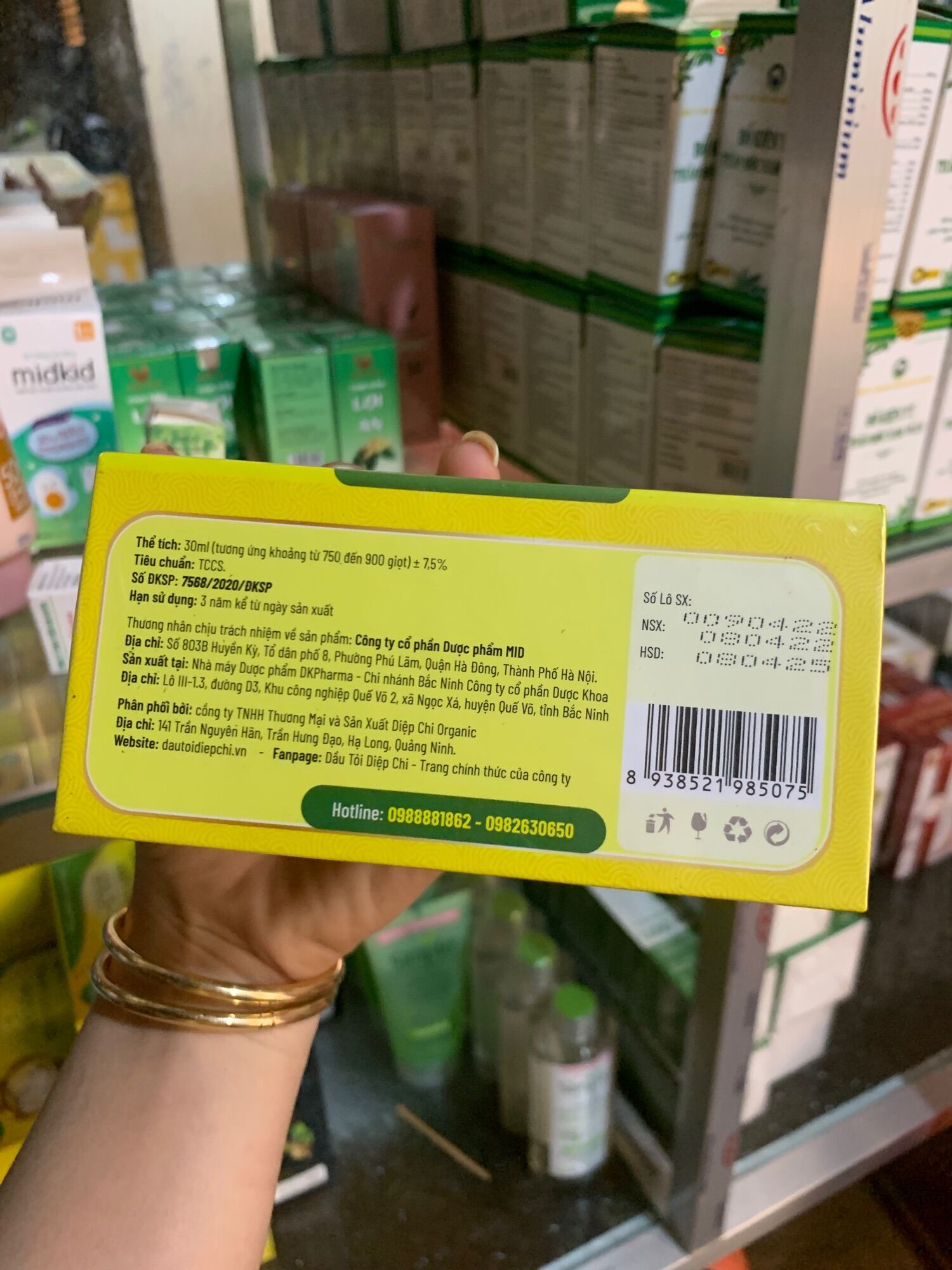 TINH DẦU TỎI DIỆP CHI GOLD+ 30ml