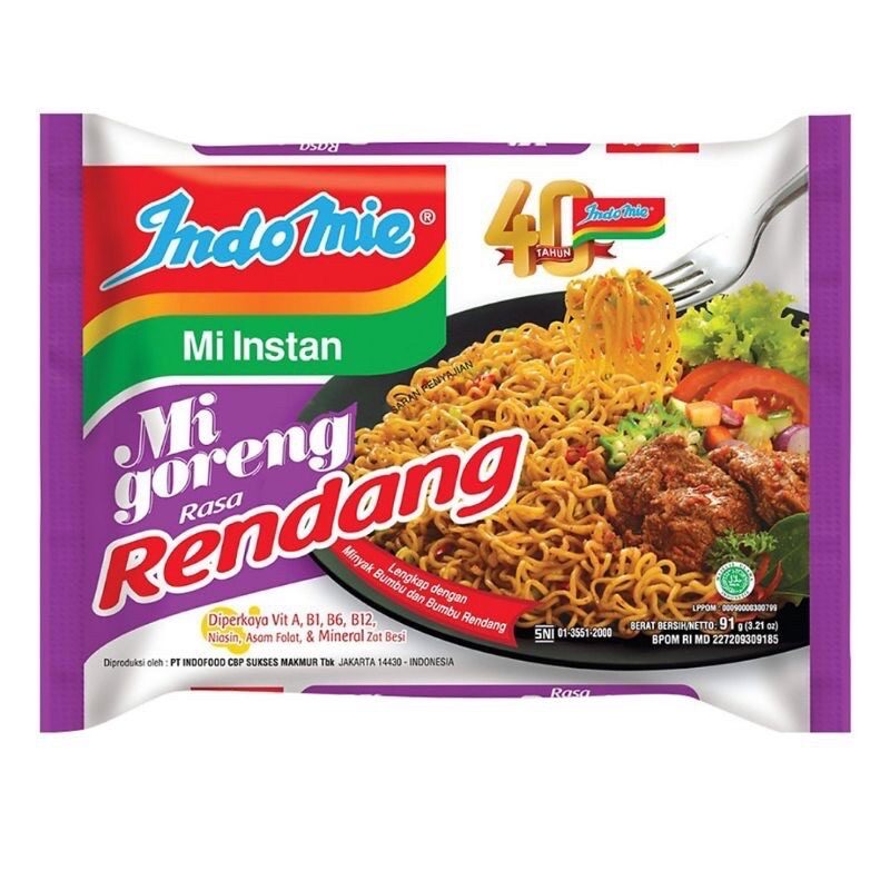 mì trộn indomie trộn 4 vị