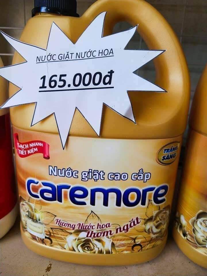 Nước giặt cao cấp hương nước hoa Caremore 3.8kg