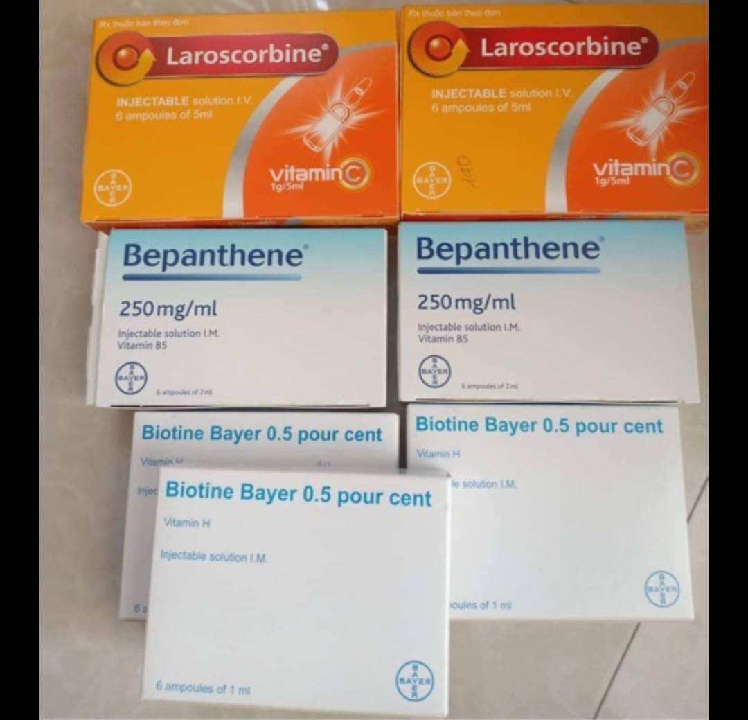 Bepanthen Bayer 250mg/ml tiêm đen tóc