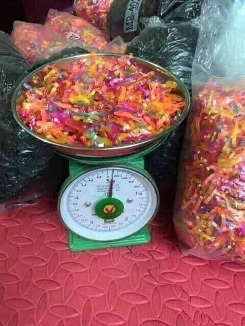 100gr dây chun buộc tóc nhiều màu