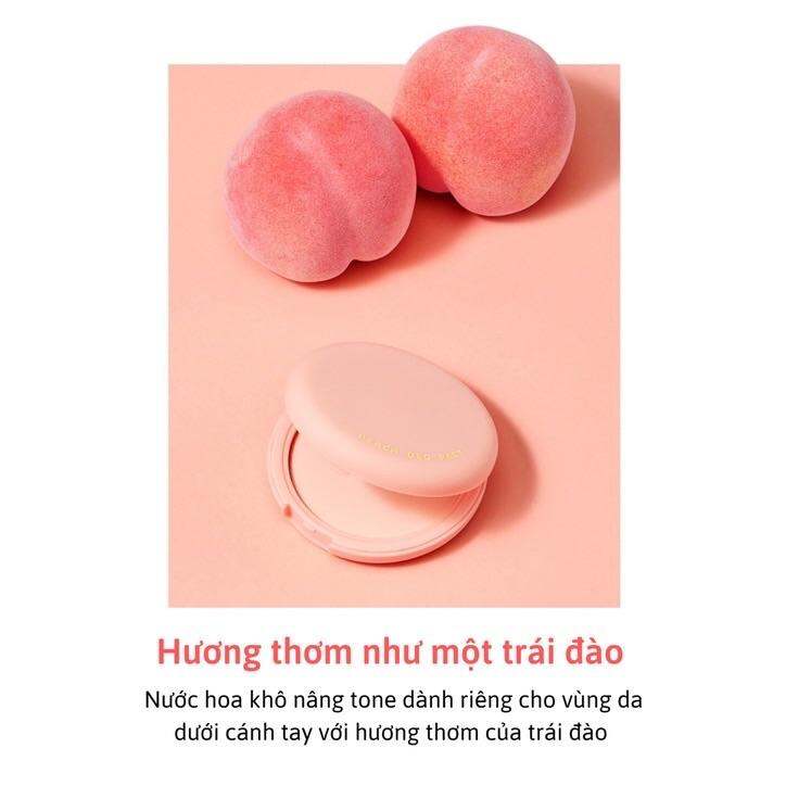PHẤN NÁCH ĐÀO CHƯA HÔI NÁCH, KIỀM MỒ HÔI VÀ LÀM TRẮNG NÁCH.