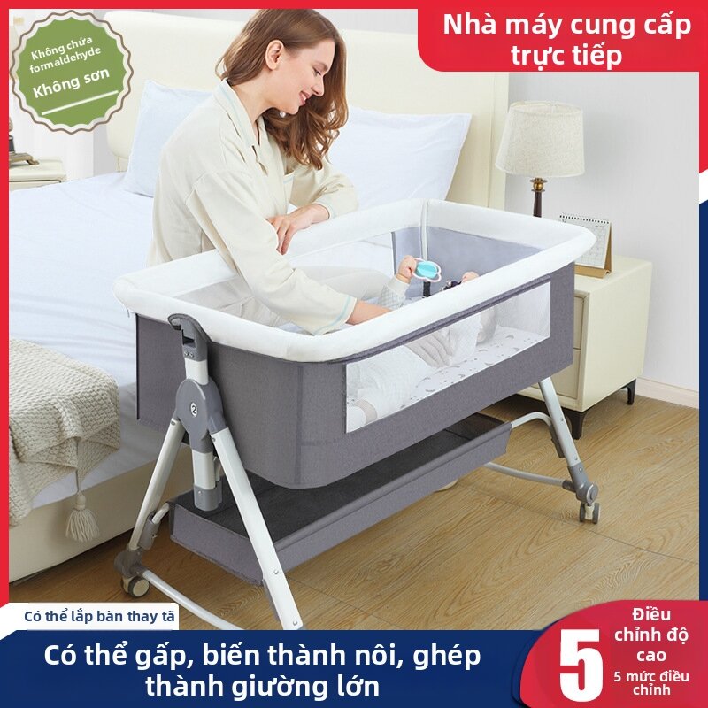 Crib Bé Gấp Đỡ Di Động