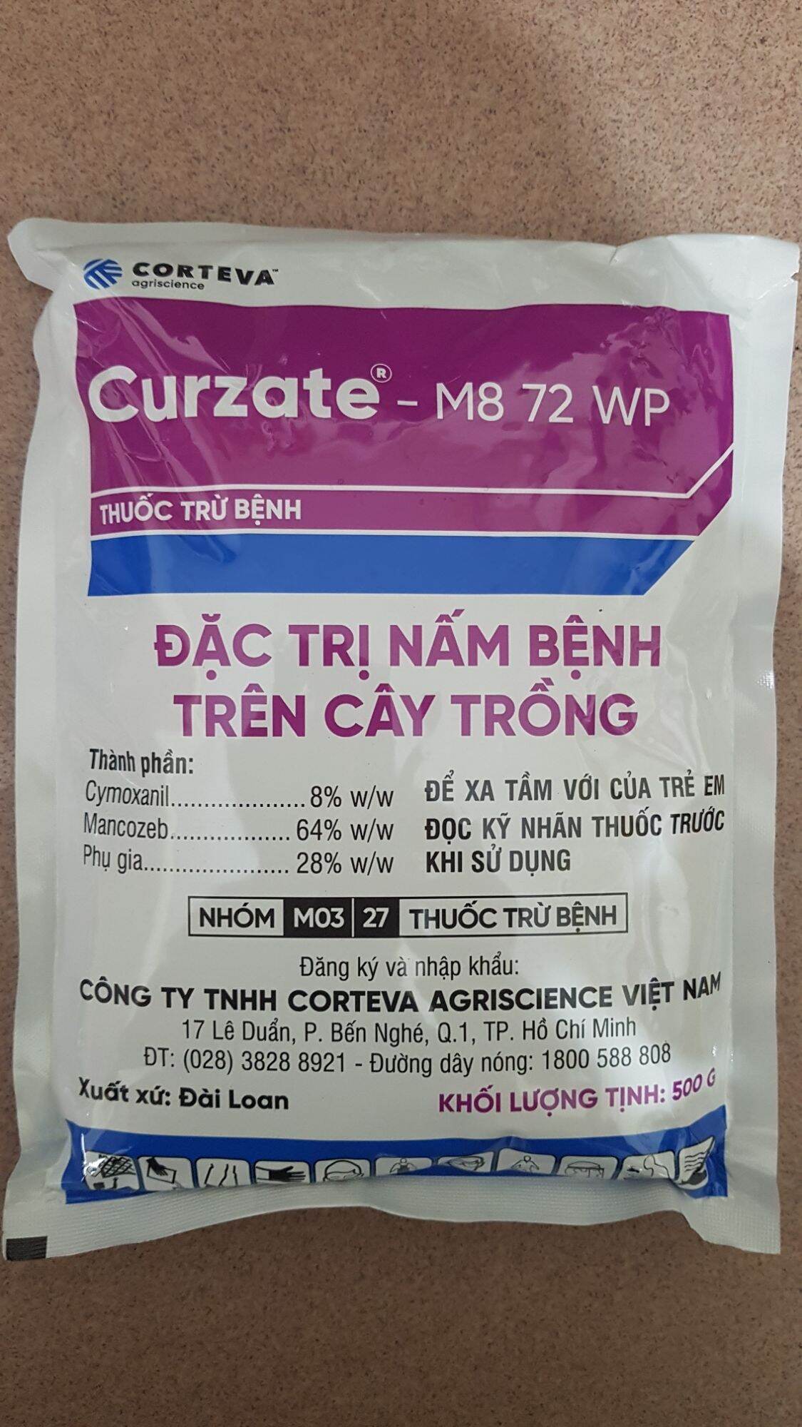 Thuốc trừ bệnh héo dây Curzate M8