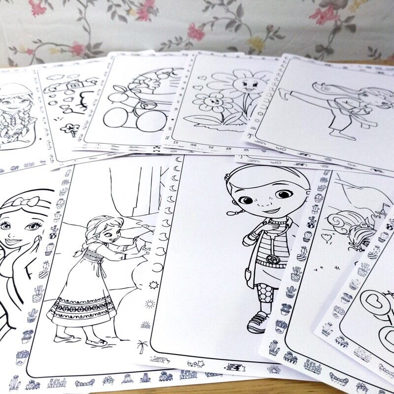 Trang tô màu nhiều mẫu