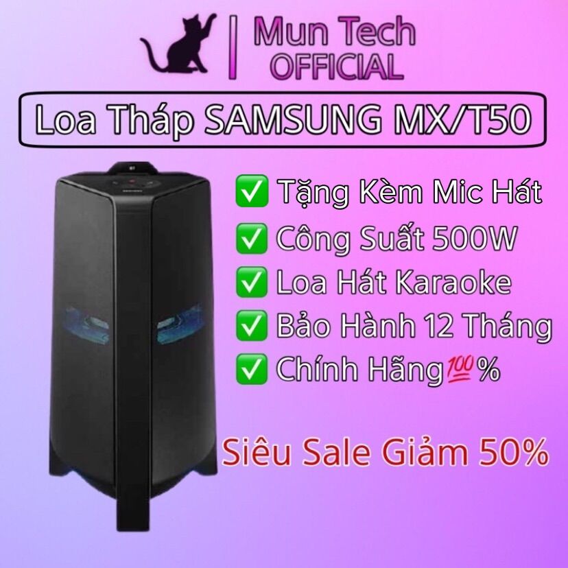 Mx-t50/xv - loa tháp samsung mx-t50/xv - 500w 2020