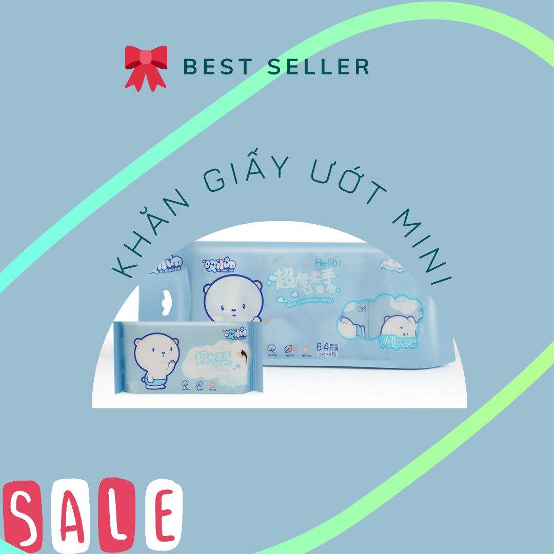 [HCM]Khăn giấy ướt mini