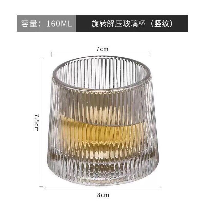 Ly thuỷ tinh,cốc thuỷ tinh đế xoay cao cấp