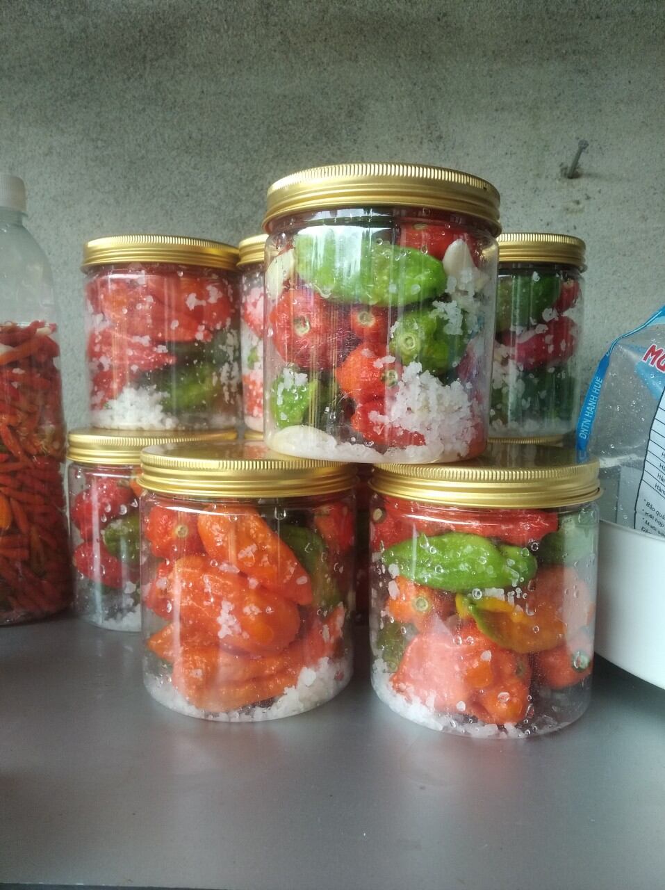ớt trung đoàn xóc muối