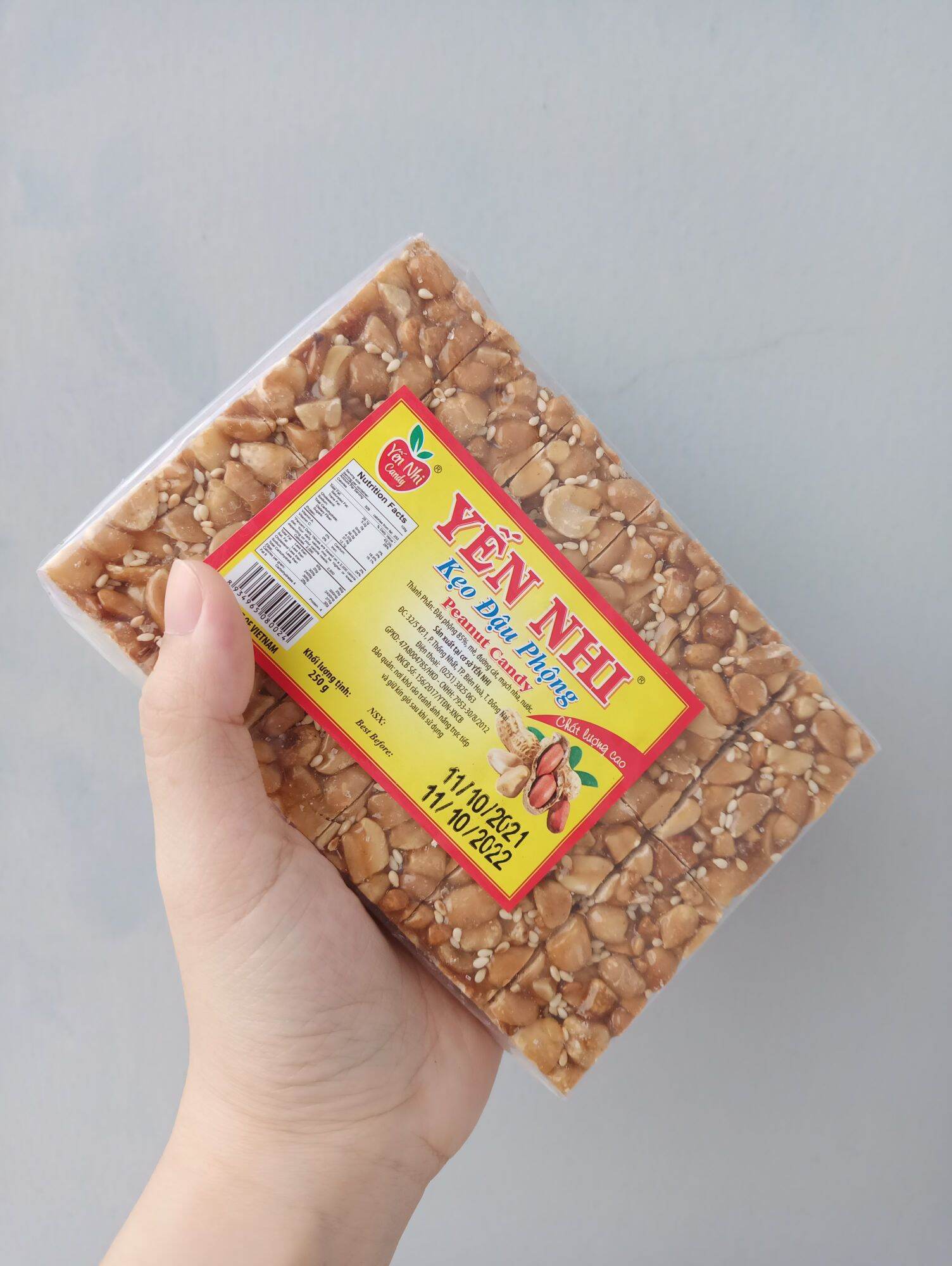 KẸO ĐẬU PHỘNG YẾN NHI (250g_1 gói)