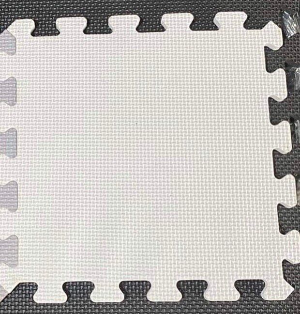 Thảm xốp màu nâu và kem 60×60×1cm