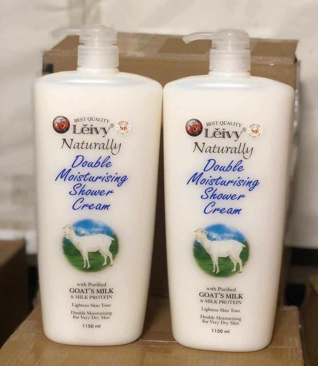 Sữa tắm dê vàng  Leivy 1150ml