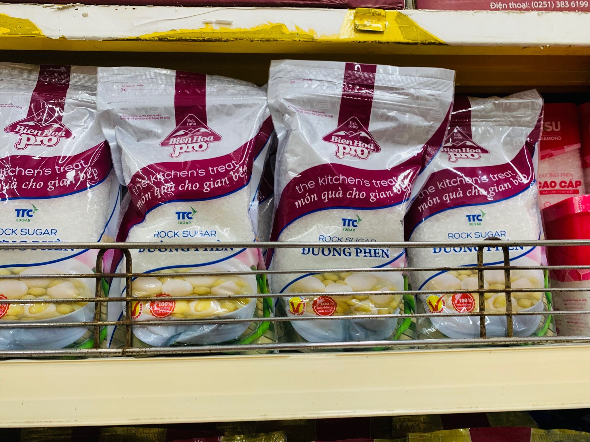 Đường phèn vàng/ trắng Biên Hoà 500g