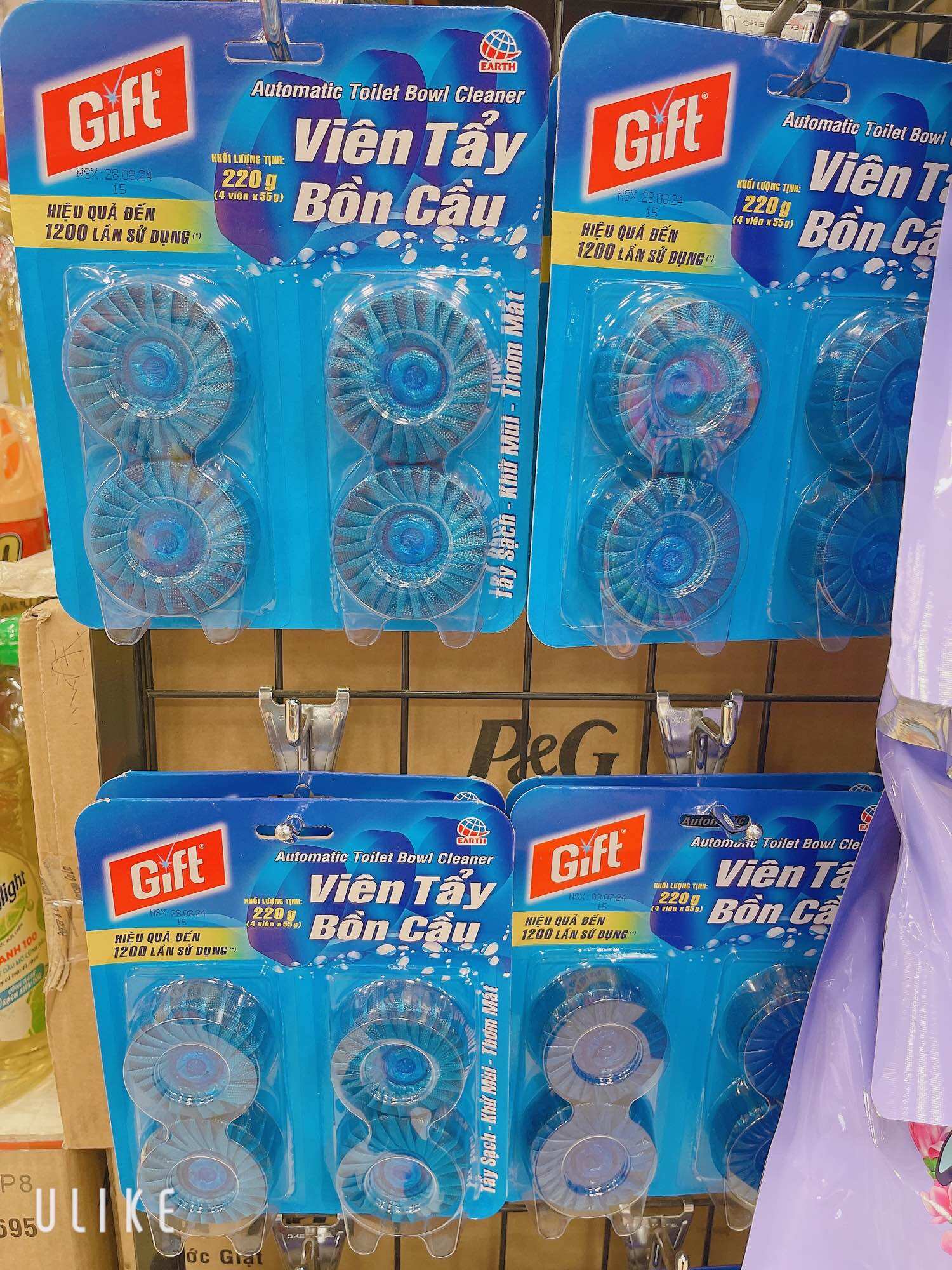 Viên tẩy bồn cầu Gift
