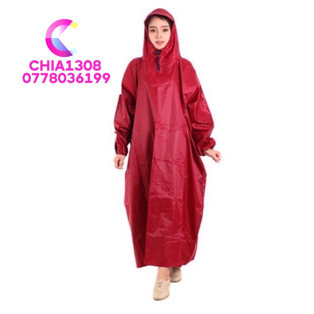 ÁO MƯA BÍT KÍN KO XẺ TÀ VẢI DÙ CAO CẤP ( sỉ ib)
