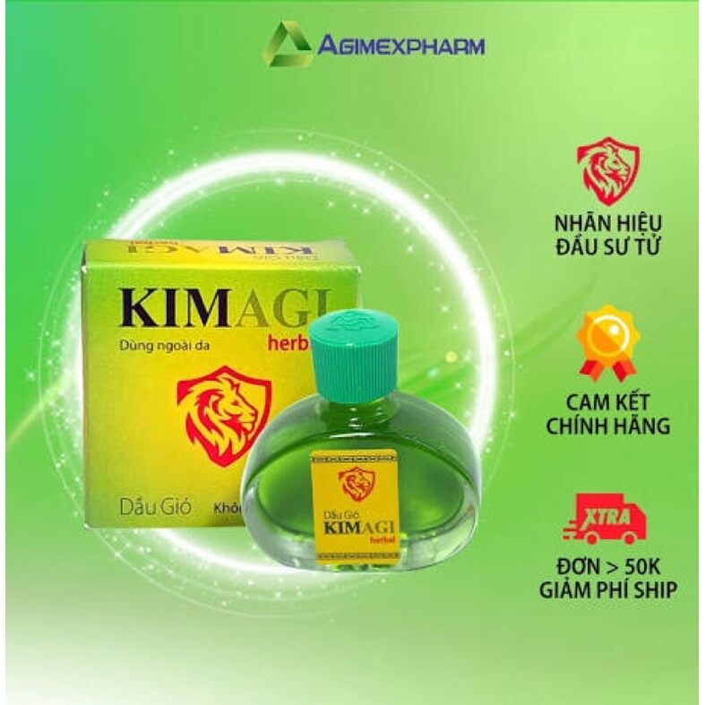 Dầu gió KIMAGI XANH 6ML