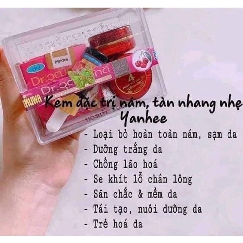 (Chính hãng) Bộ kem nám sạm da Yanhee chery đỏ thái lan