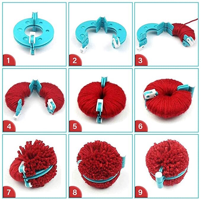 Dụng Cụ Tự Làm Quả Pom Pom DIY, Loom Bông