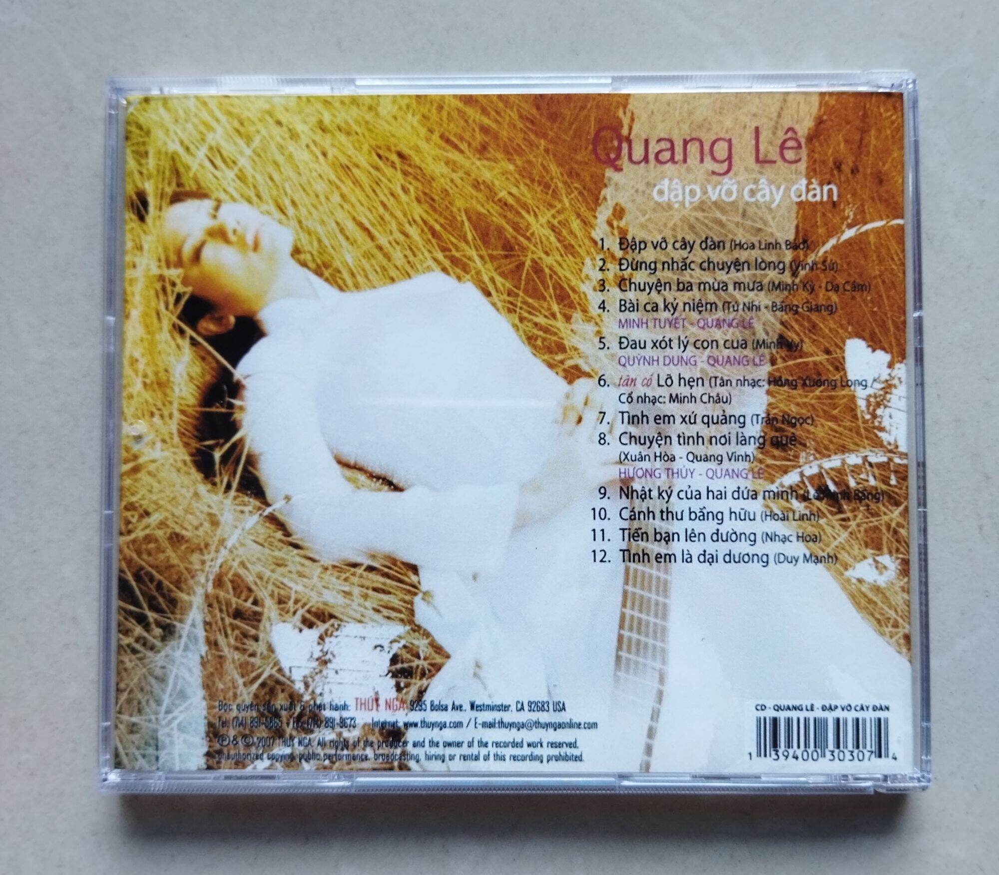 Bộ 3 cd Quang Lê 2 phono