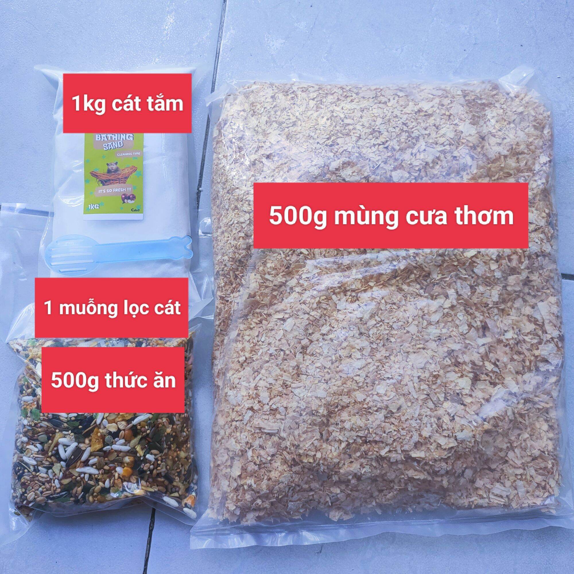 Combo 4 món cơ bản cho hamster giá sỉ rẻ học sinh