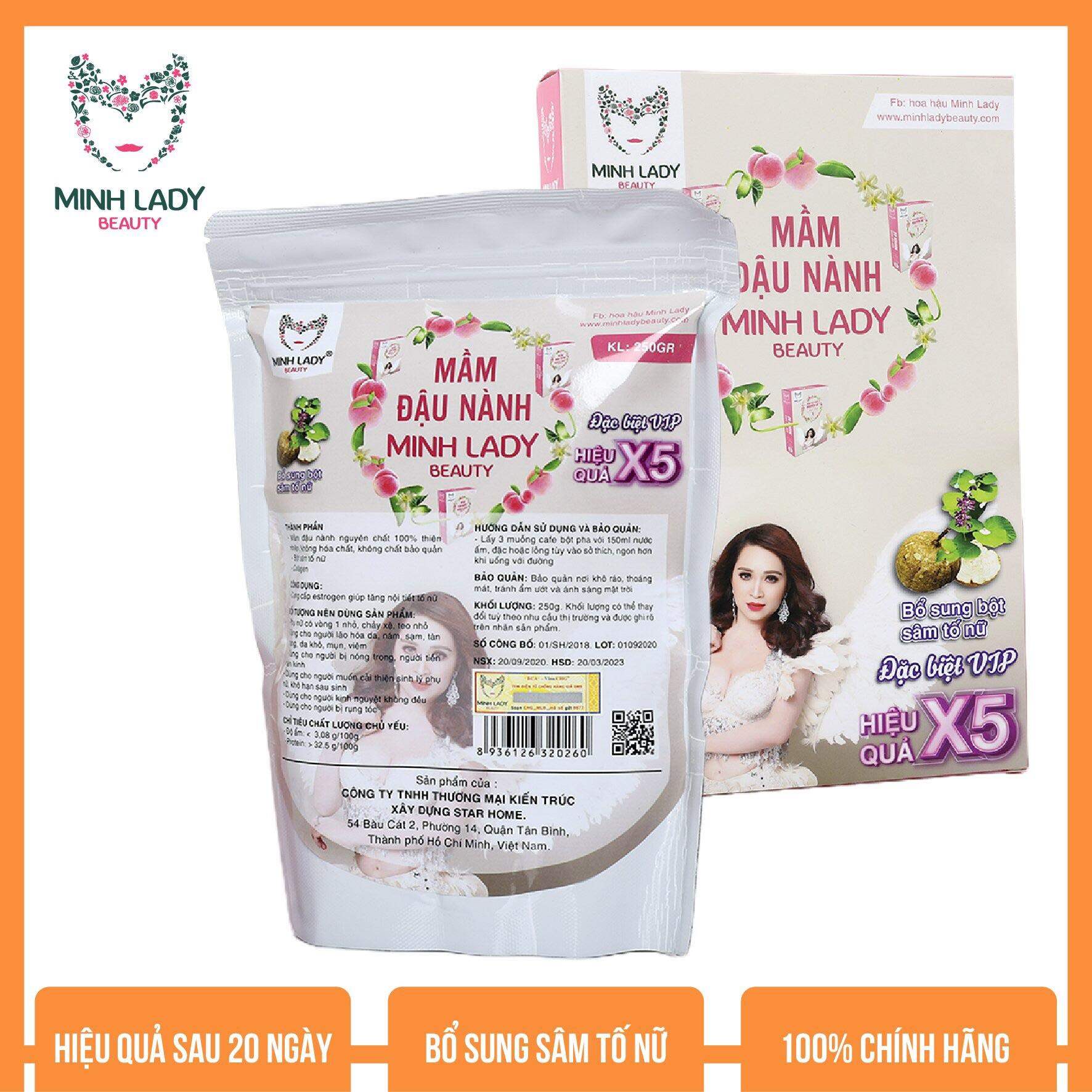 Mầm Đậu Nành tăng Vòng 1 Minh Lady Beauty