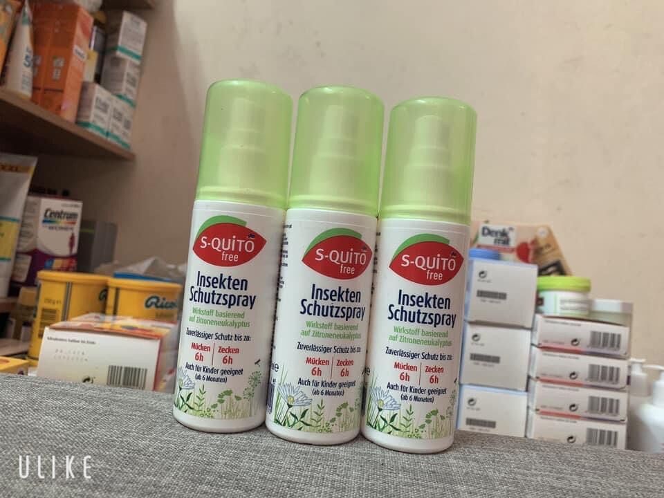 Xịt chống muỗi - squito free Đức