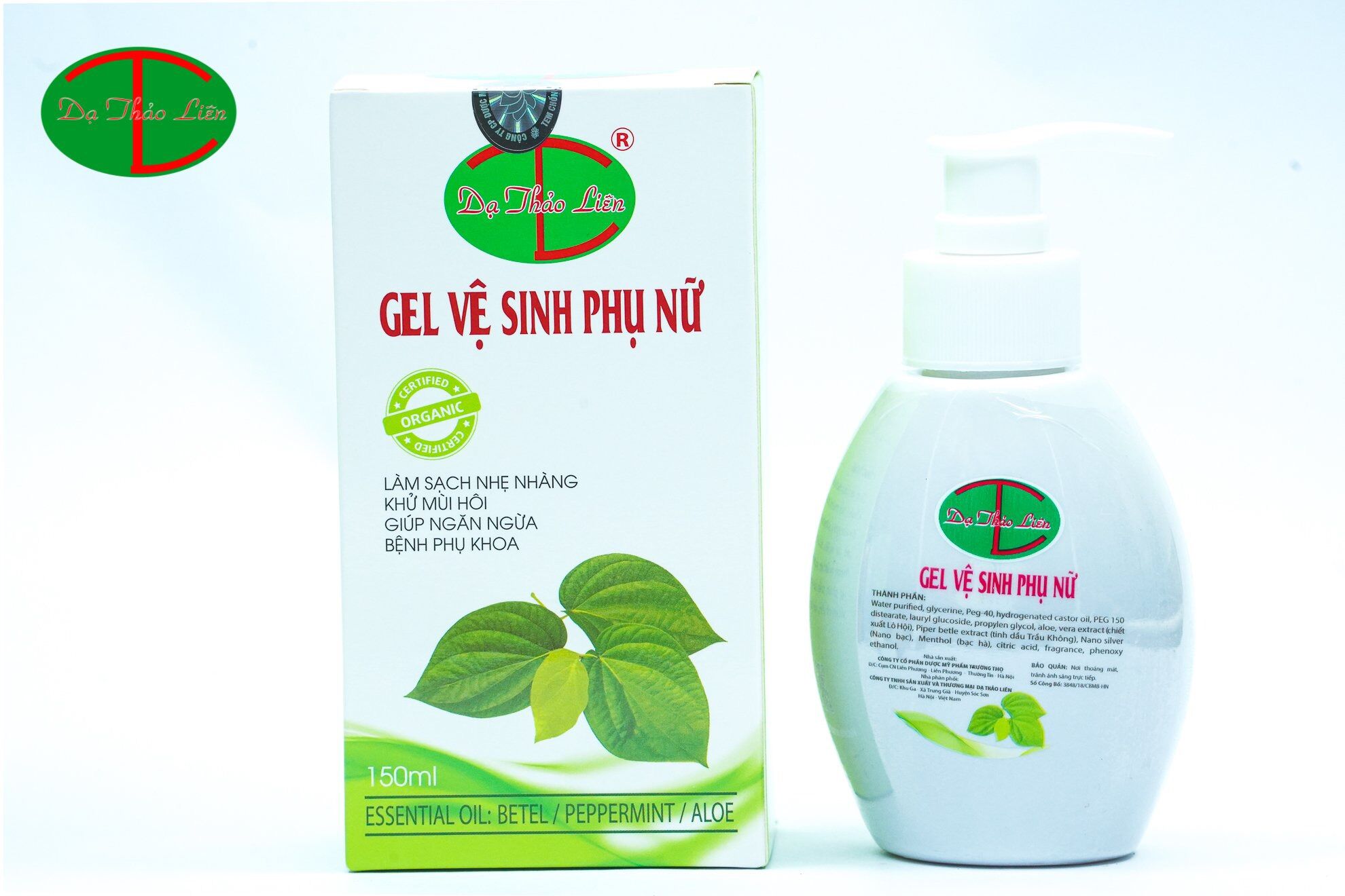 Gel phụ khoa trầu không Dạ Thả0 LIên