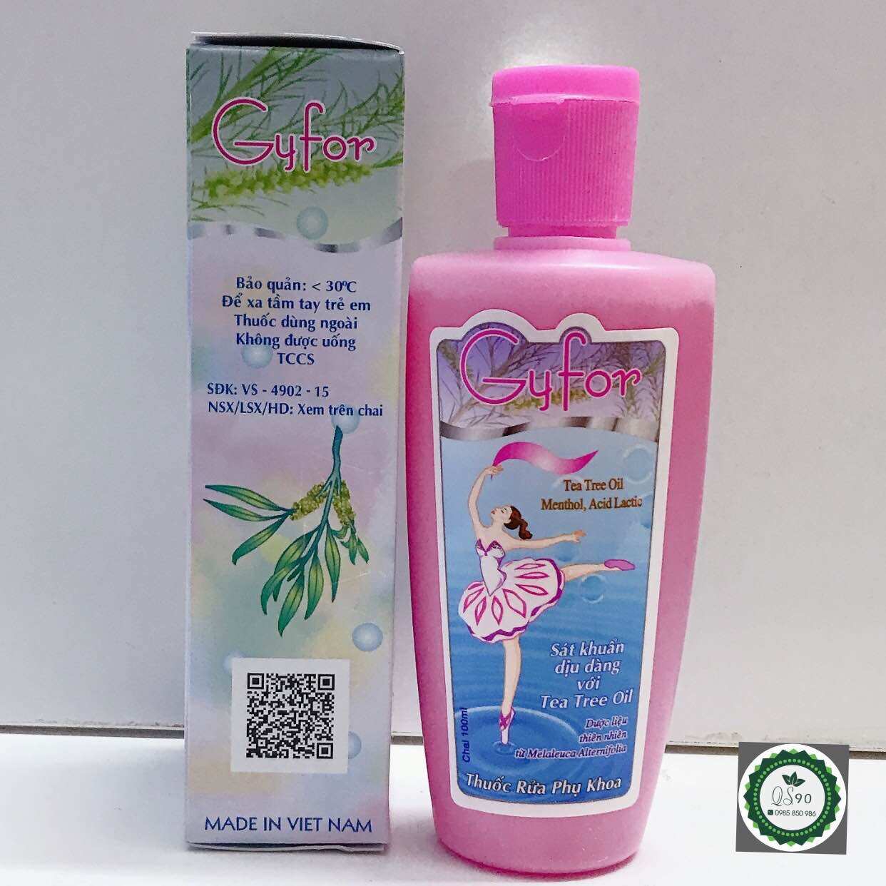 Dung Dịch Rửa Phụ Khoa Gyfor chai 100ml