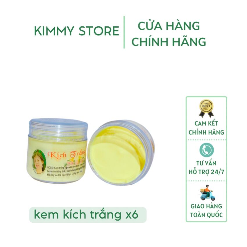 Lẻ hủ 30g kem kích trắng x6 hà anh