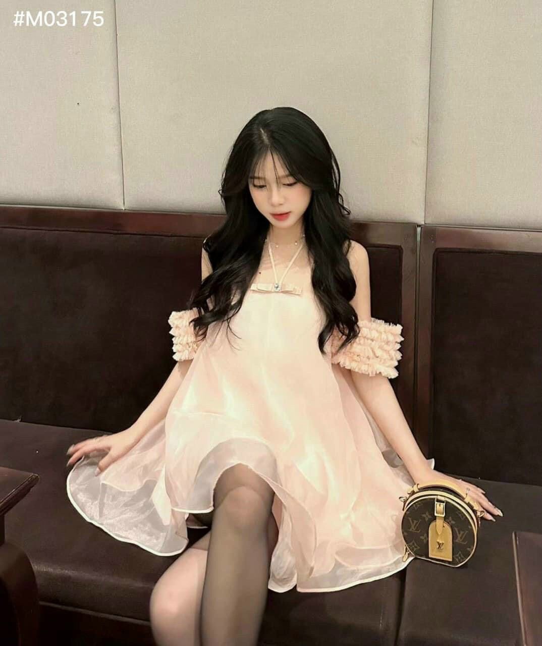 (SHOP TÁO ĐỎ BIGSIZE 50KG ĐẾN 90KG) đầm babydoll cổ yếm