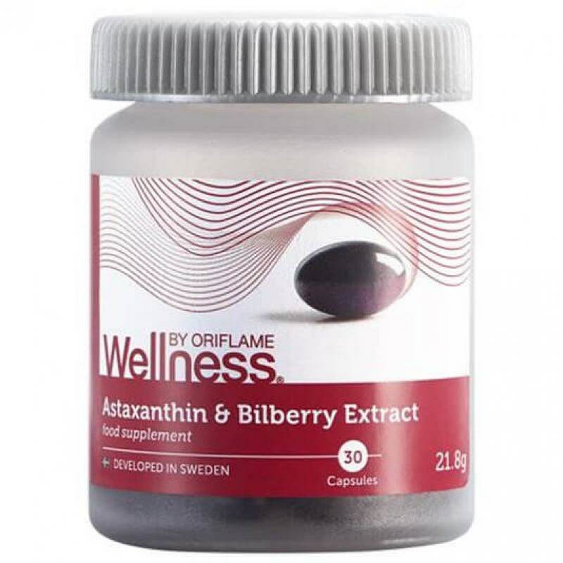 29688 Tảo Nâu Astaxanthin & Bilberry Extract – Wellness Oriflamee 30 Viên