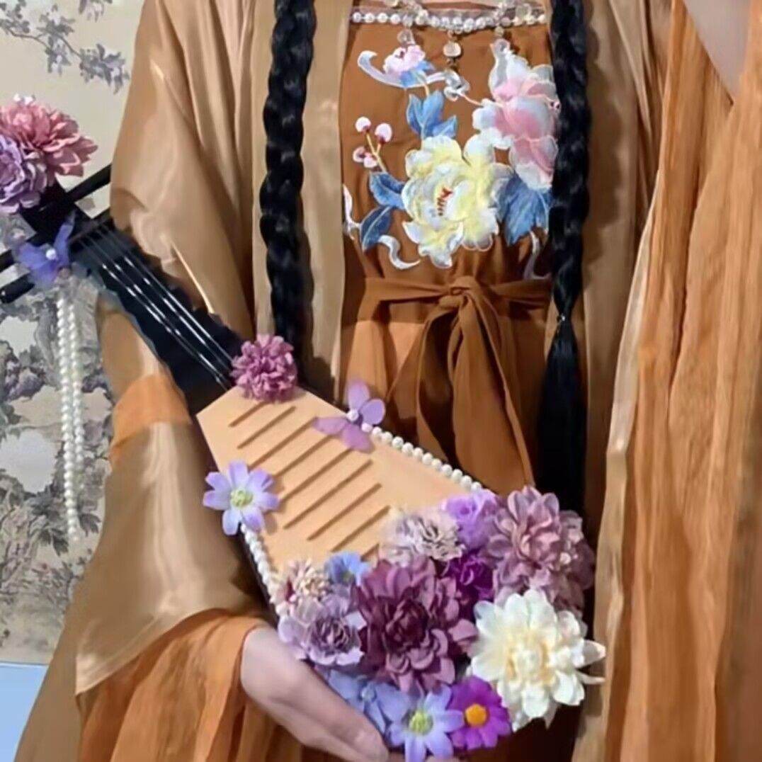 Đạo Cụ Hoa Đẹp Phong Cách Hoàng Cung cho Biểu Diễn Hanfu