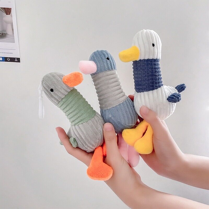 Móc khoá vịt nhồi bông đáng yêu