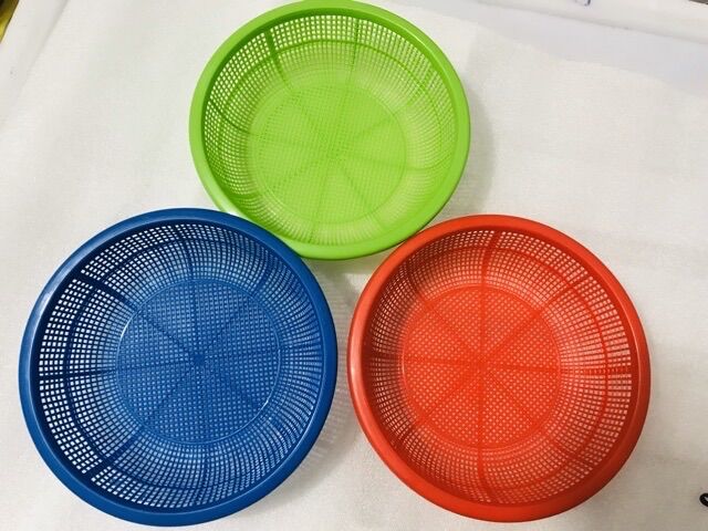 💥Set 5 Cái Rổ Nhỏ Mini Nhiều Màu (Lổ thưa, lổ dày, Rộng 20cm, Hình thật)