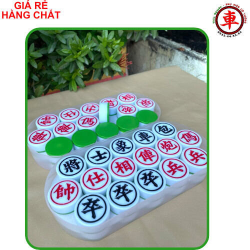 Cờ tướng đế xanh size 3.3cm×1.4cm