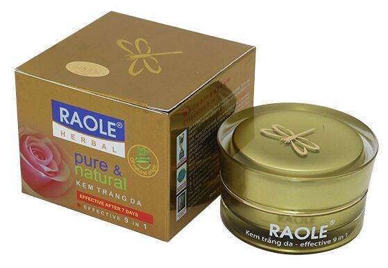 Raole kem trắng da chống nắng 9in1 15g