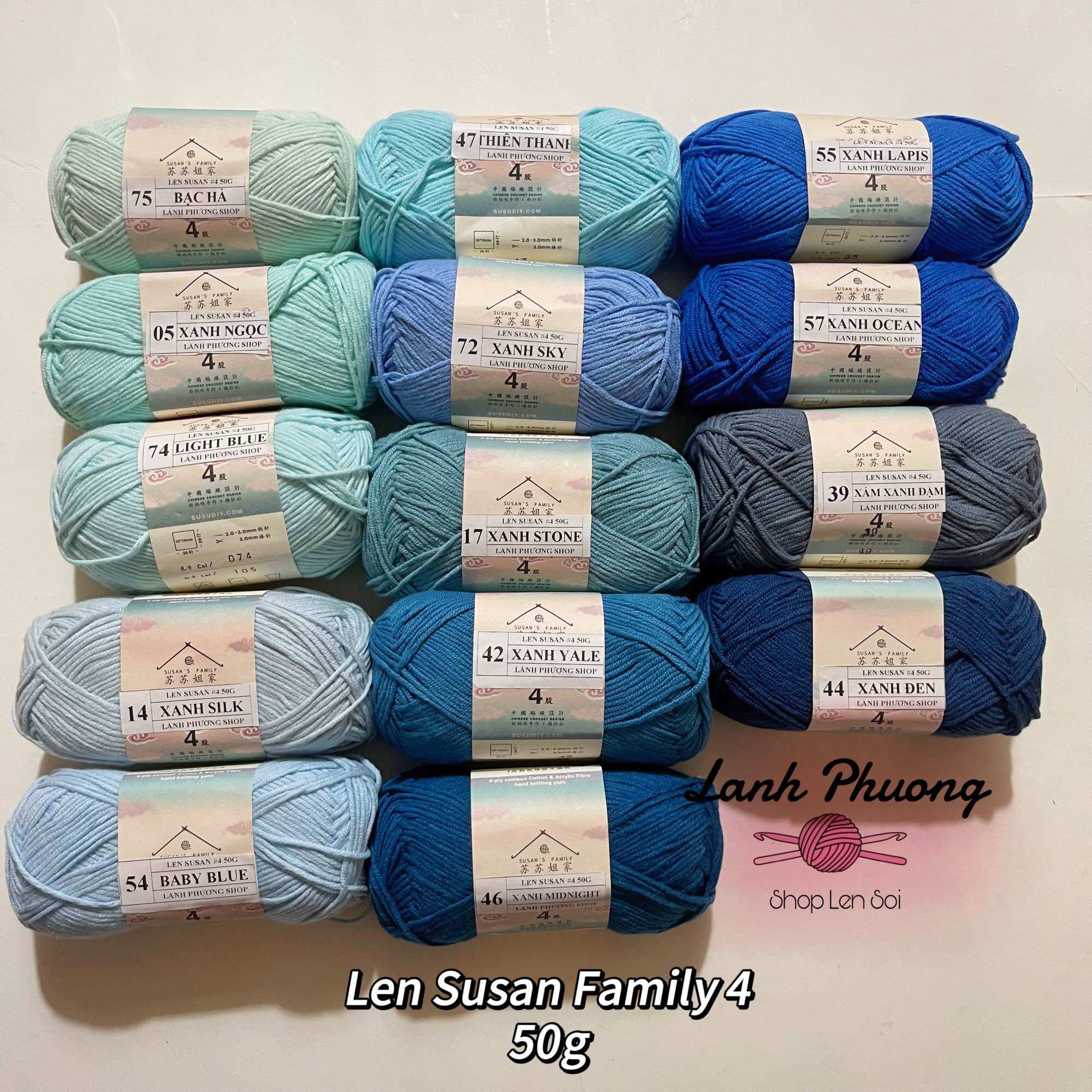 Len Susan Family #4 Cuộn 50gr