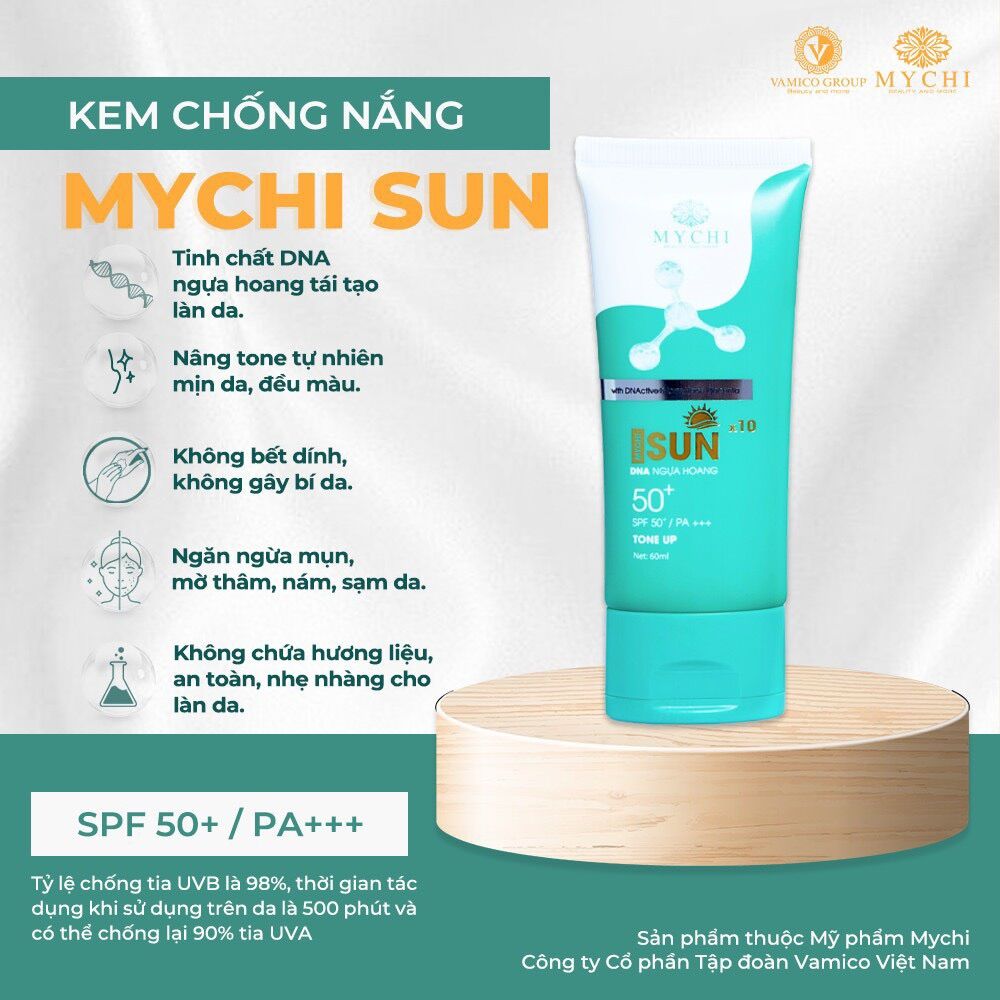 Kem chống nắng mychi sun - tập đoàn vamico việt nam