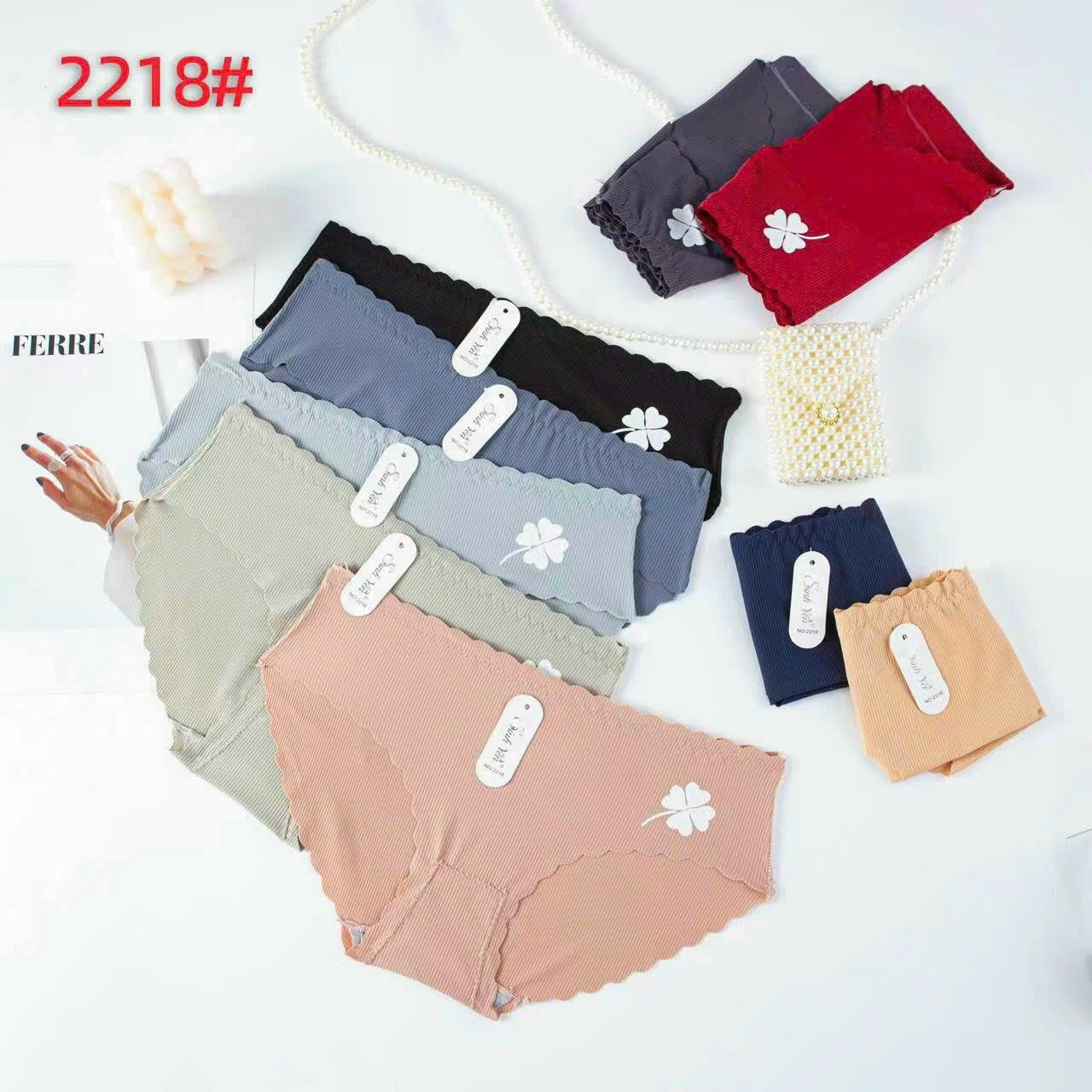Bán sỉ 10 quần lót su viền cao cấp in cỏ bốn lá