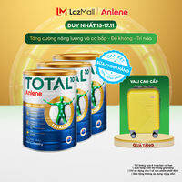 [Voucher giảm đến 16%][FREESHIP 0Đ TOÀN QUỐC] Combo 3 Sữa Bột Bổ Sung Dinh Dưỡng Anlene Total 10 Lon 800G