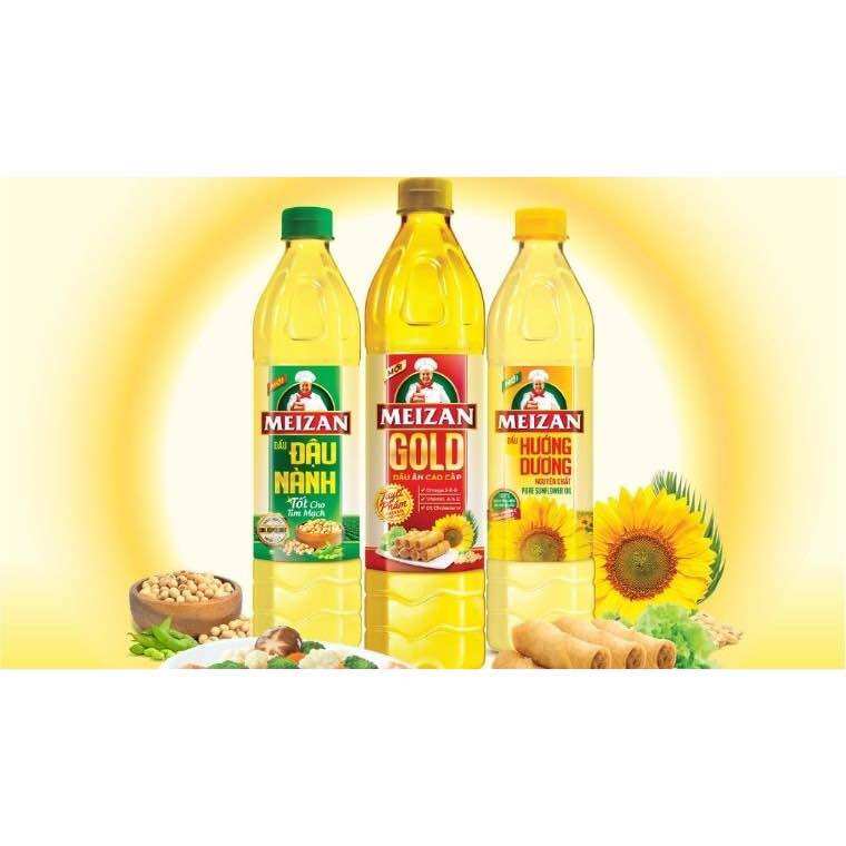 Dầu ăn MEIZAN Gold/ Đậu Nành 1L
