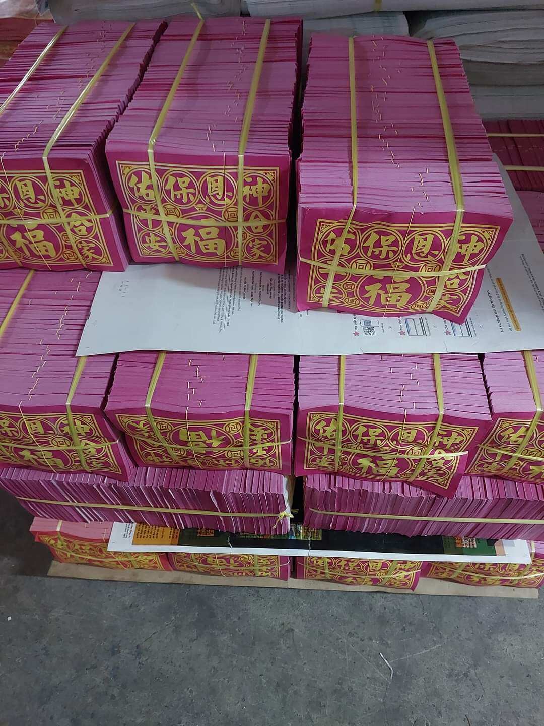 (1 xấp) Giấy cúng Bình An