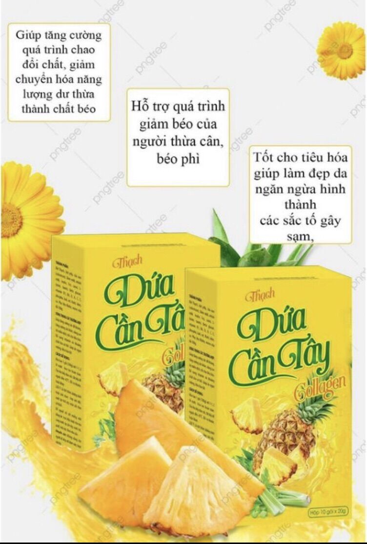 THẠCH DỨA CẦN TÂY COLLAGEN PLUS
