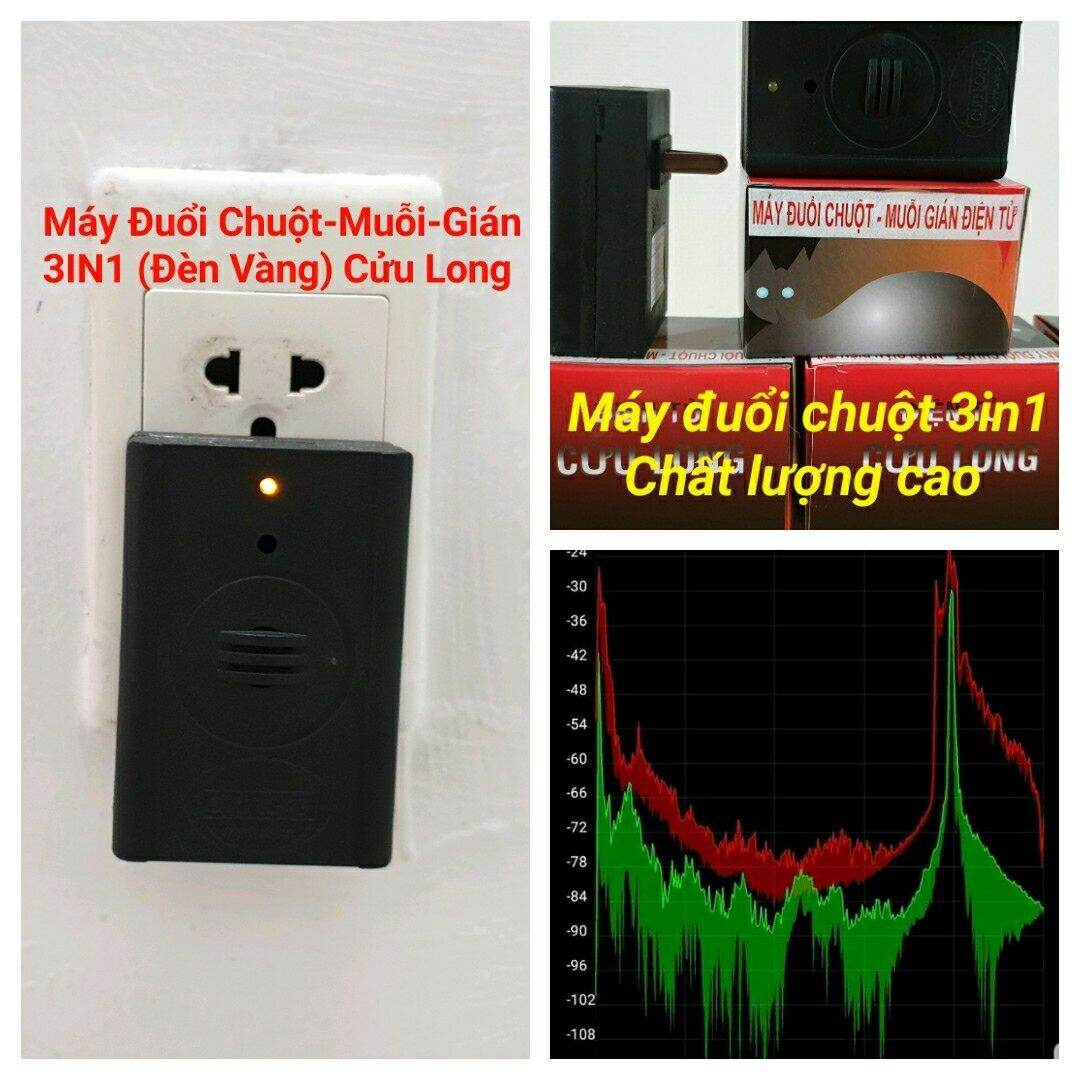 Máy cửu long chính hãng đuổi chuột và các loại côn trùng chất lượng cao