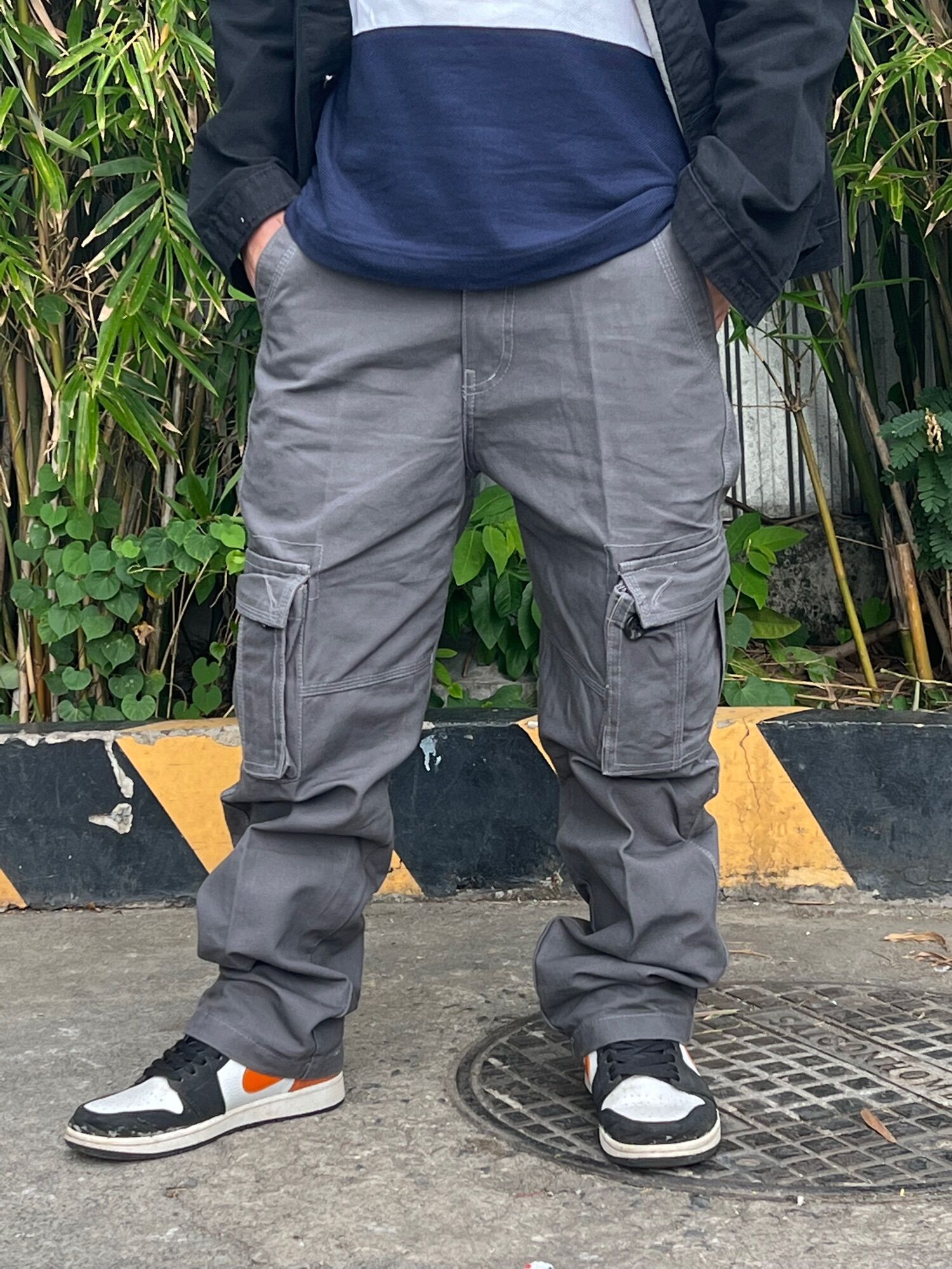 Quần kaki nam túi hộp dài  cao cấp vải kaki dày dặn ht 25