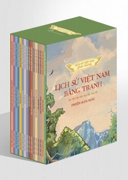 Sách - boxset lịch sử việt nam bằng tranh - bản màu - bìa mềm