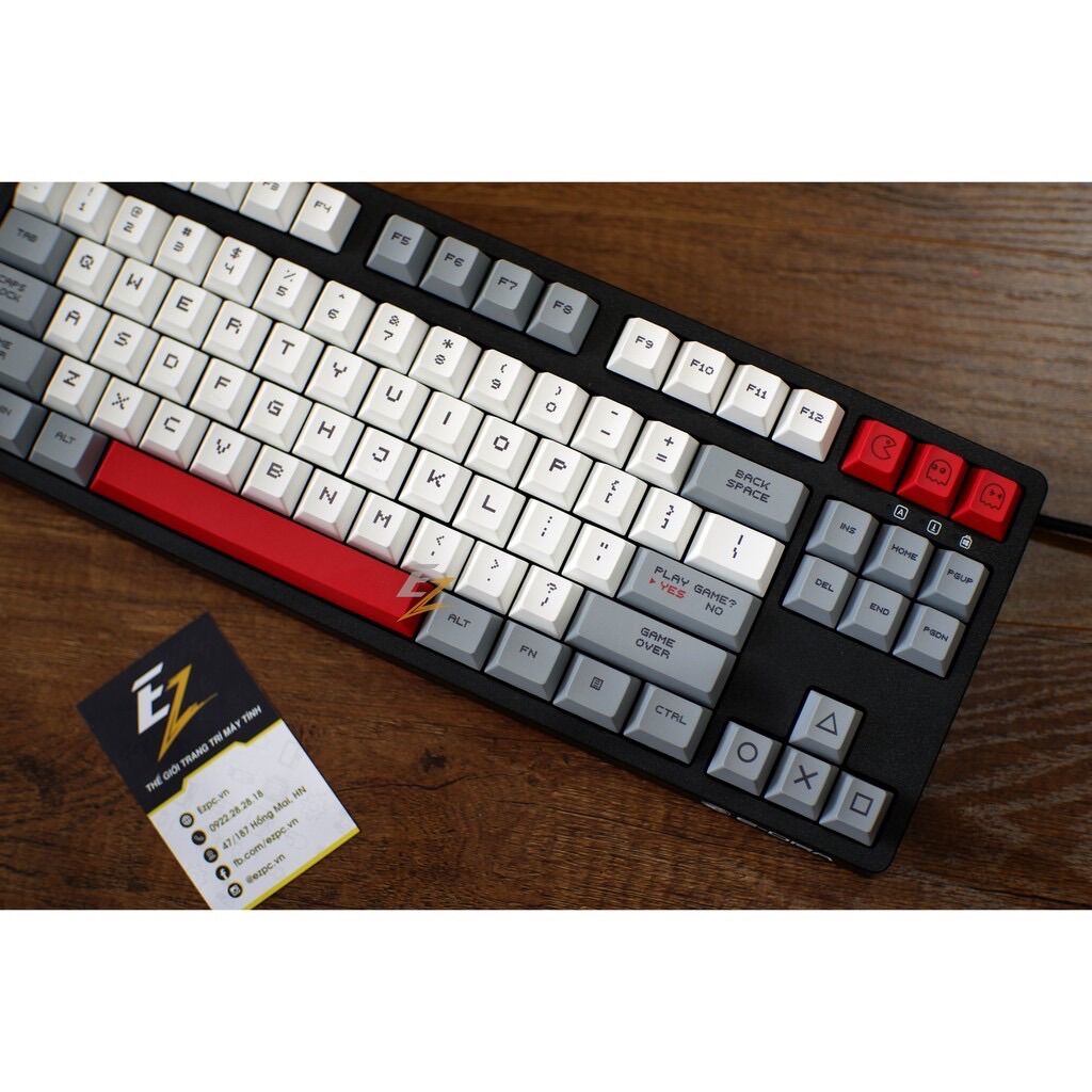 Set Keycap Cherry Gameboy 8Bit 114 Phím Cho Bàn Phím Cơ