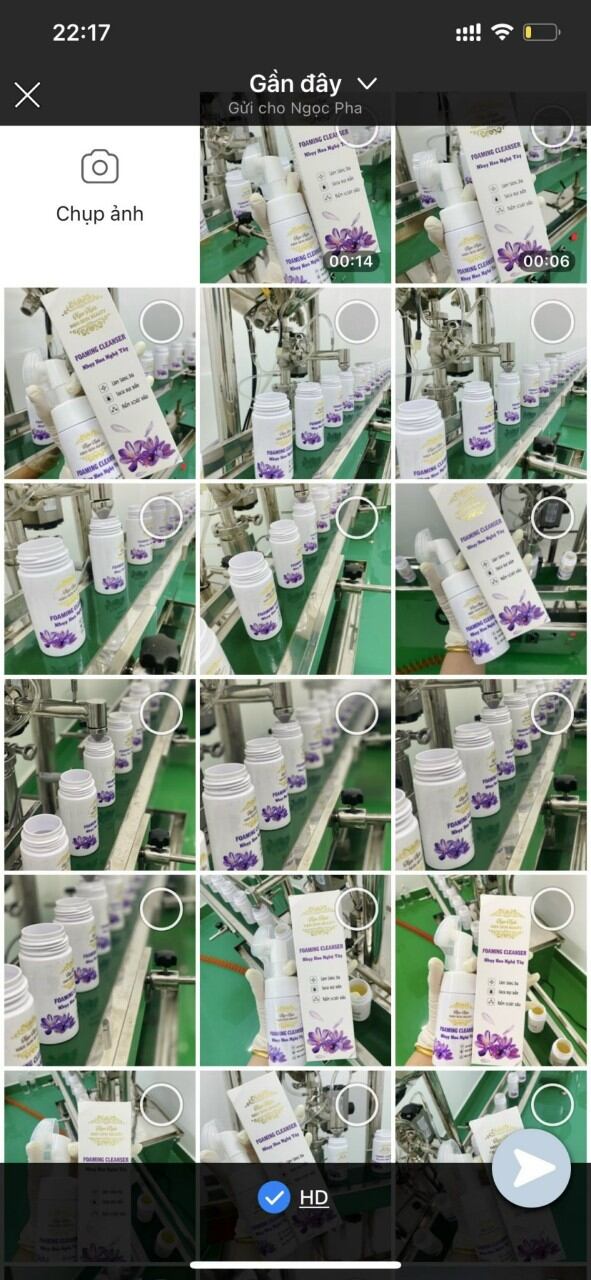 SỮA RỬA MẶT TỰ TẠO BỌT & ĐẦU MESSAGE SAFFRON CAO CẤP
