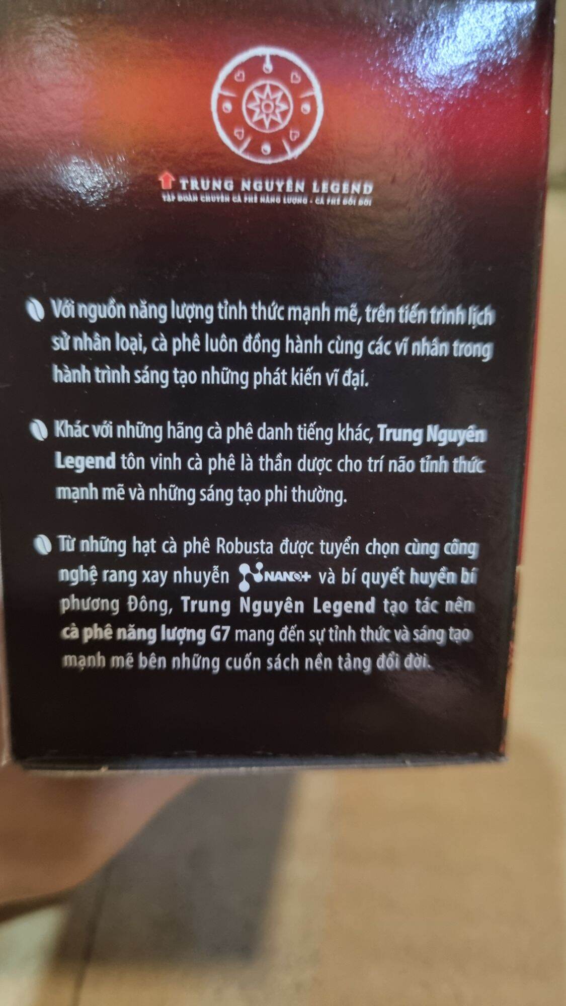 Cà phê G7 đen không đường hoà tan 30g ( 15 gói x 2g)