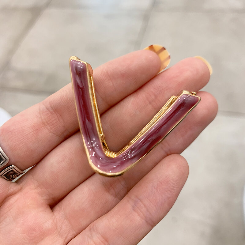 Kẹp Càng Cua Giản Dị Hình Học ~ Kẹp Tóc Mái Cỡ Nhỏ Cá Tính Nhã Nhặn Hàn Quốc Kẹp Tóc Nữ Kẹp Tóc Búi Củ Tỏi Phụ Kiện Tóc